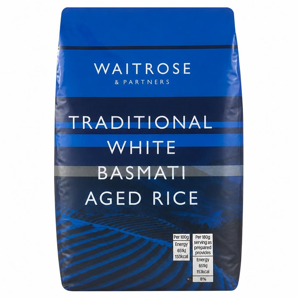 Waitrose Traditional White Basmati Aged Rice