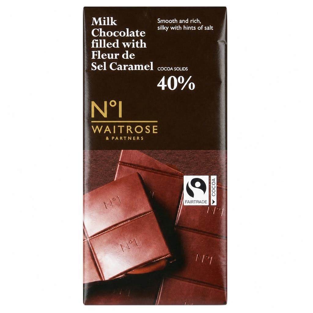 No.1 Milk Chocolate filled with Fleur de Sel Caramel