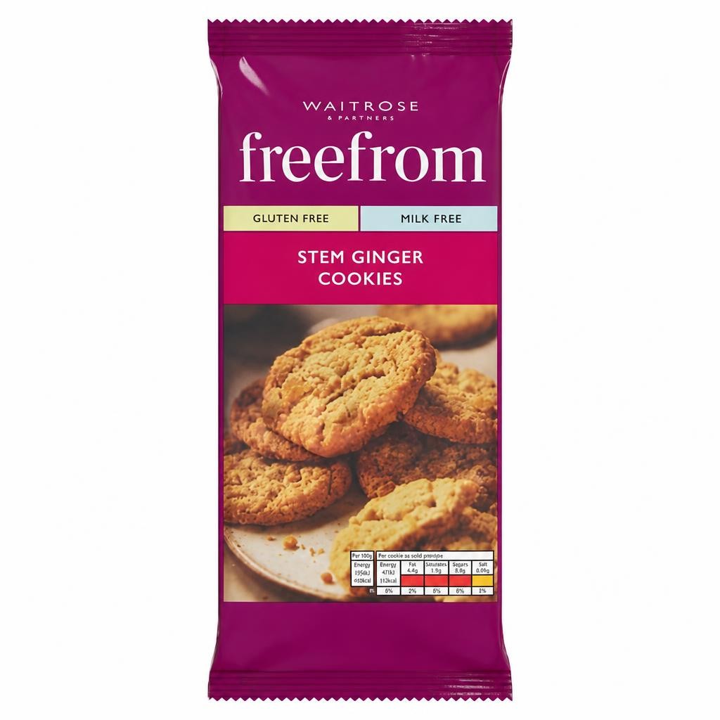 Waitrose Free From Gluten Stem Ginger Cookies