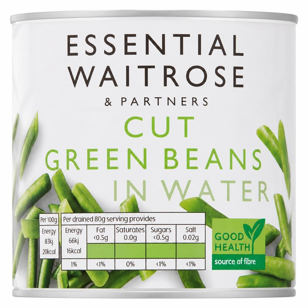 Essential Cut Green Beans in Water