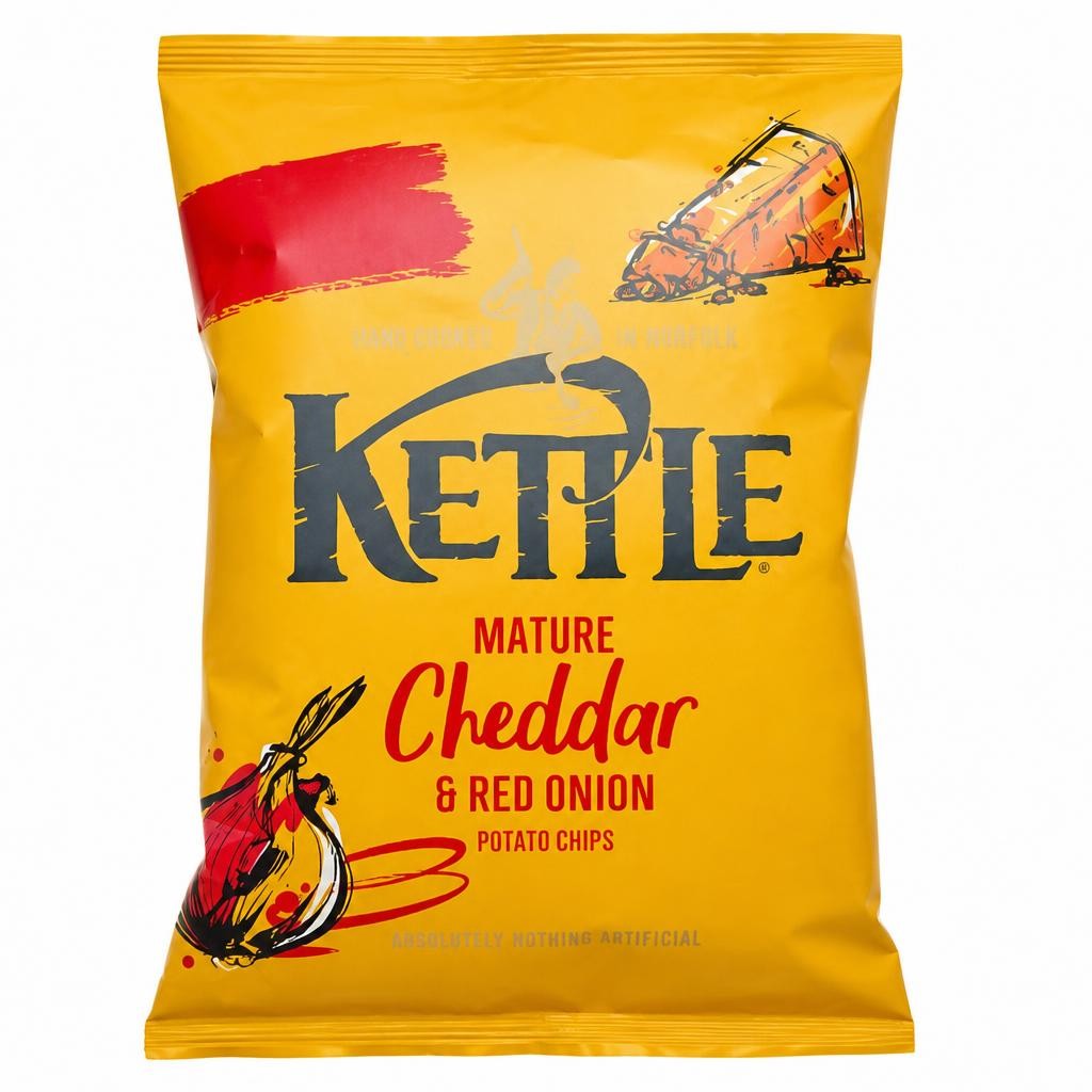 Kettle Chips Mature Cheddar & Red Onion