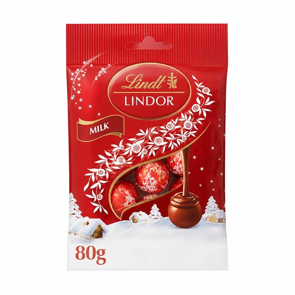 Lindt Lindor Milk Chocolate Mini Truffles