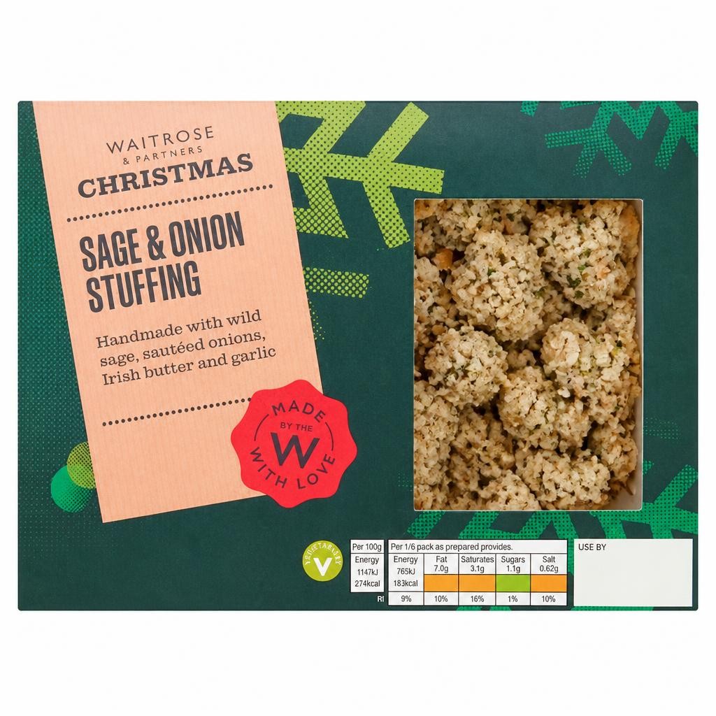 Waitrose Christmas Sage & Onion Stuffing