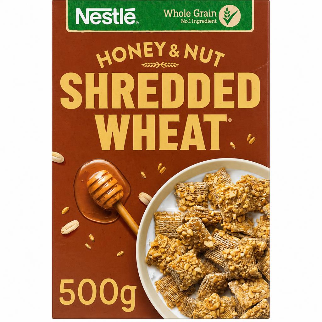 Nestlé Shredded Wheat Honey & Nut 500g