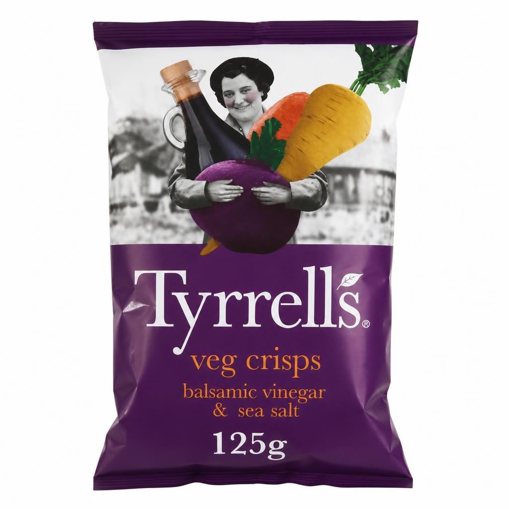 Tyrrells Veg Crisps Balsamic Vinegar & Salt