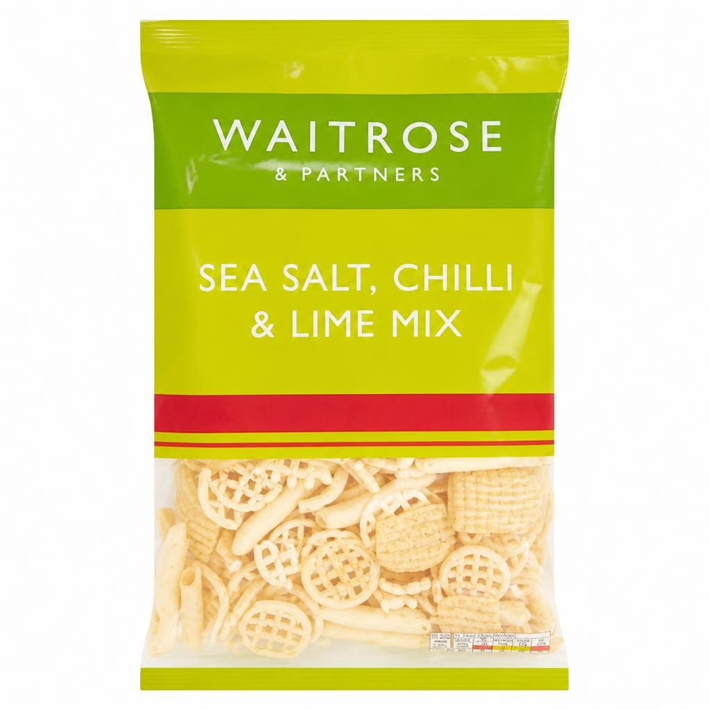 Waitrose Sea Salt, Chilli & Lime Snack Mix Sharing Crisps