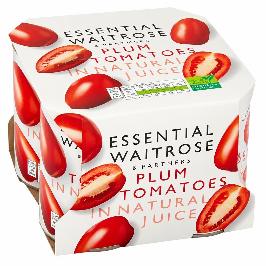 Essential Plum Tomatoes in Natural Juice