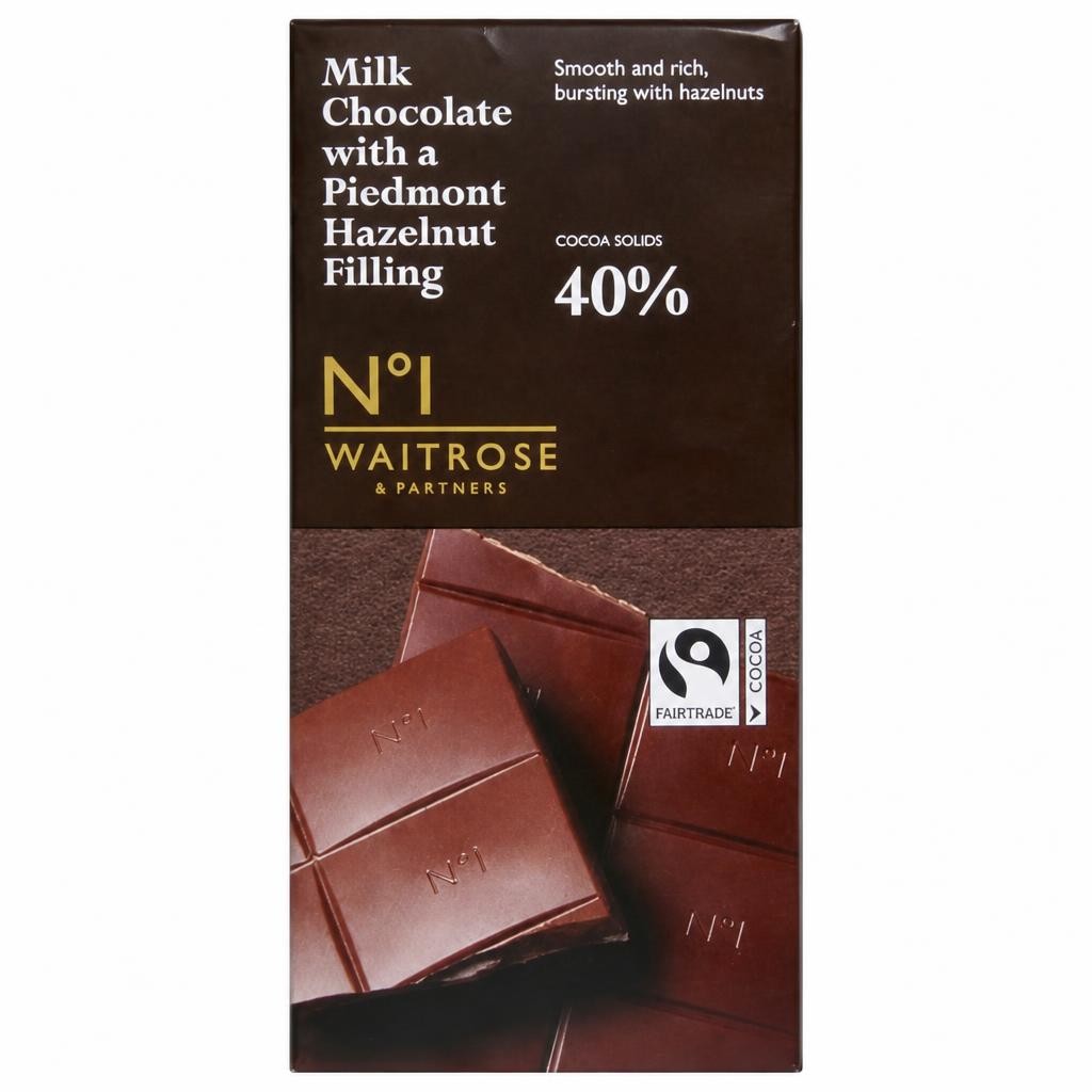 No.1 Milk Chocolate with a Piedmont Hazelnut Filling