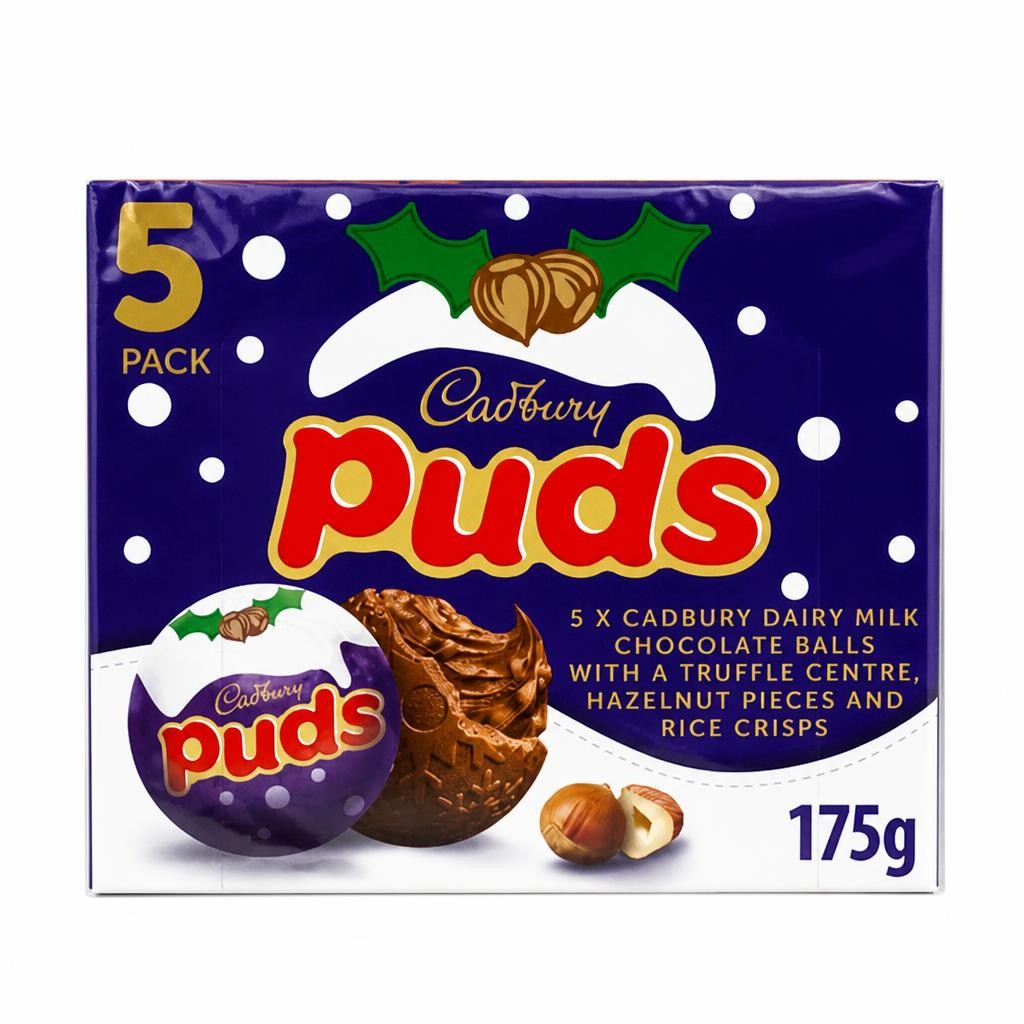 Cadbury Chocolate Christmas Puds 5 Pack
