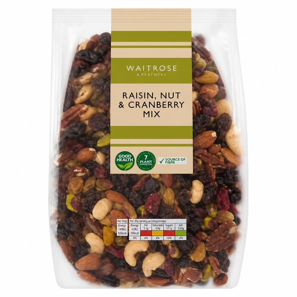 Waitrose Raisin Nut & Cranberry