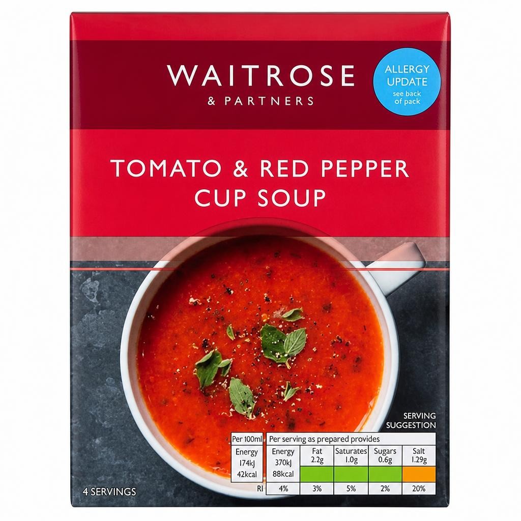 Waitrose Tomato & Red Pepper Cup Soup