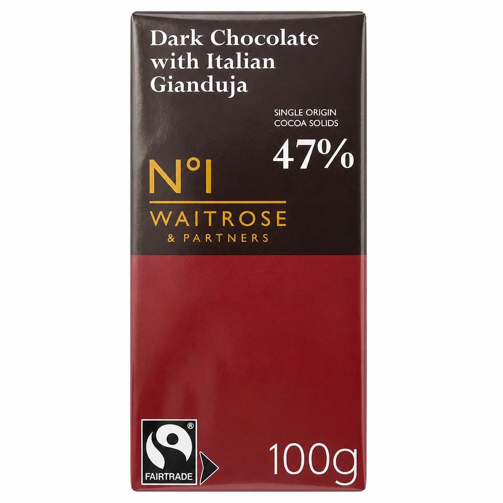 No.1 Fairtrade Dark Chocolate with Italian Gianduja