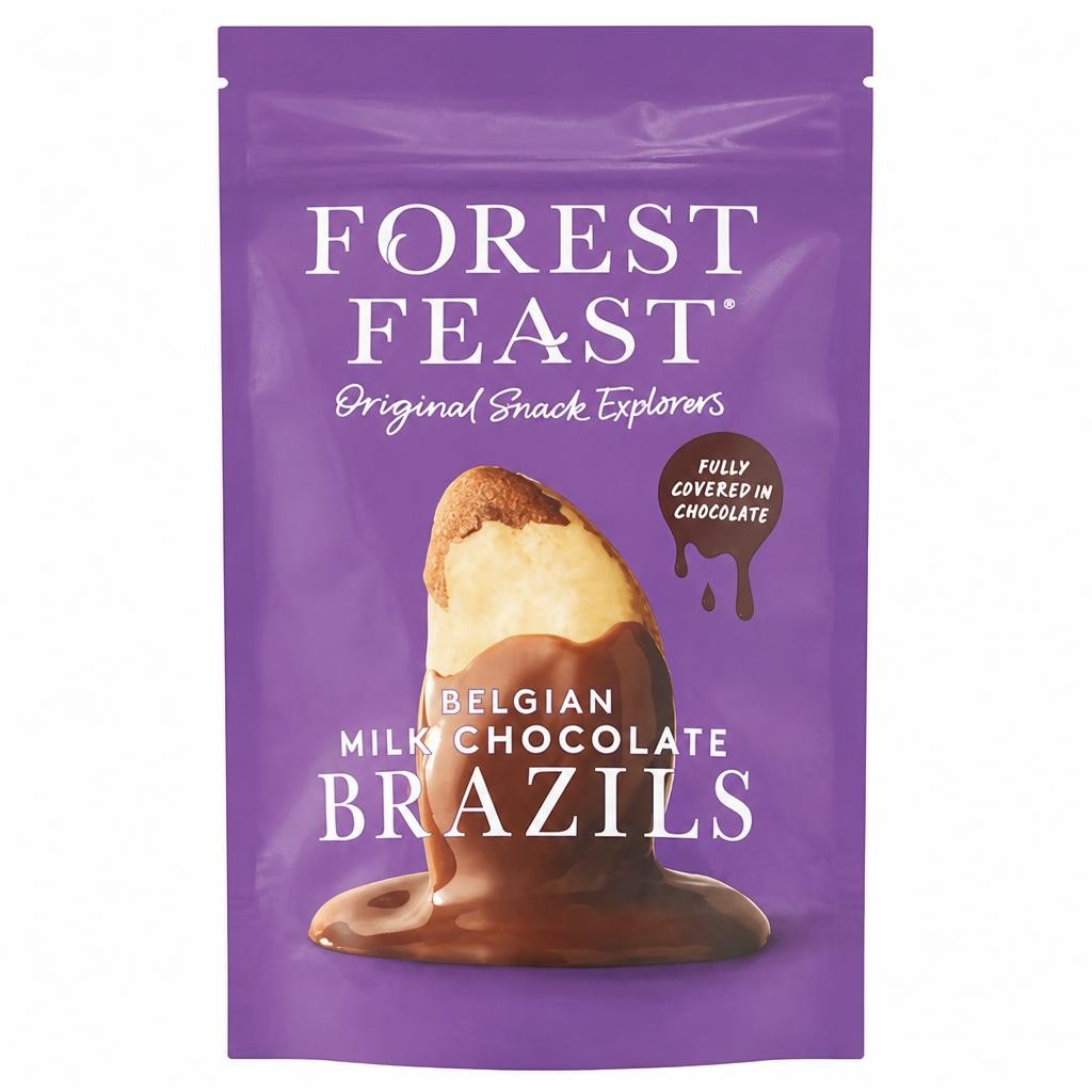 Forest Feast Belgian Milk Chocolate Brazils