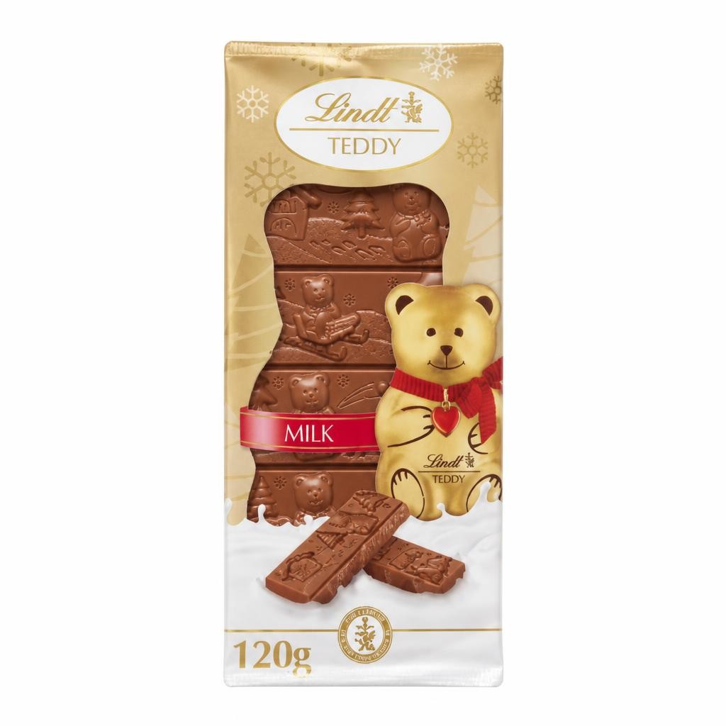 Lindt Teddy Milk Chocolate Bar 120g