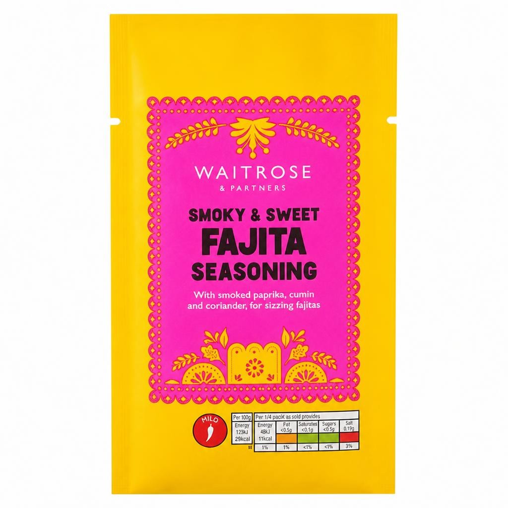 Waitrose Smoky & Sweet Fajita Seasoning