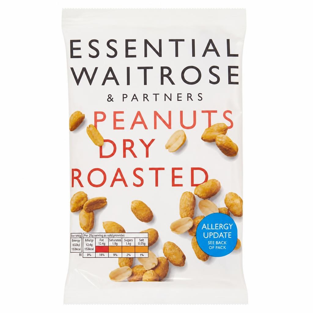Waitrose Essential Dry Roast Peanuts