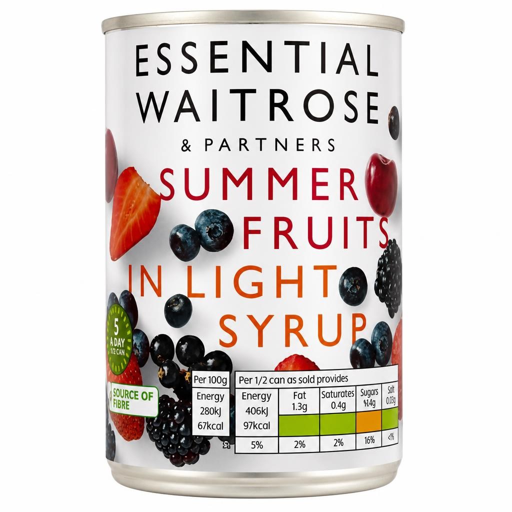 Essential Summer Fruits in Syrup