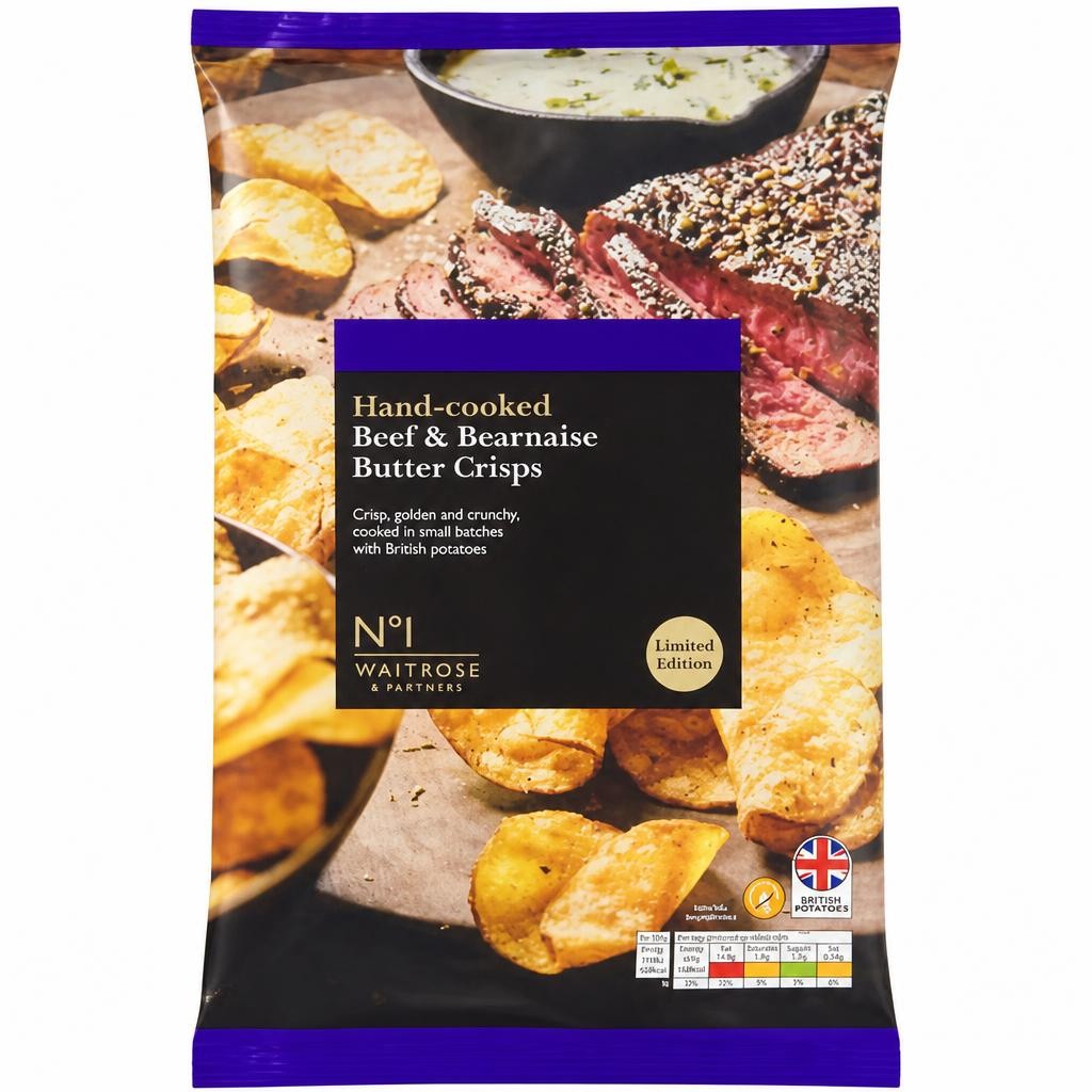 No.1 Hand-Cooked Beef & Bearnaise Butter Crisps