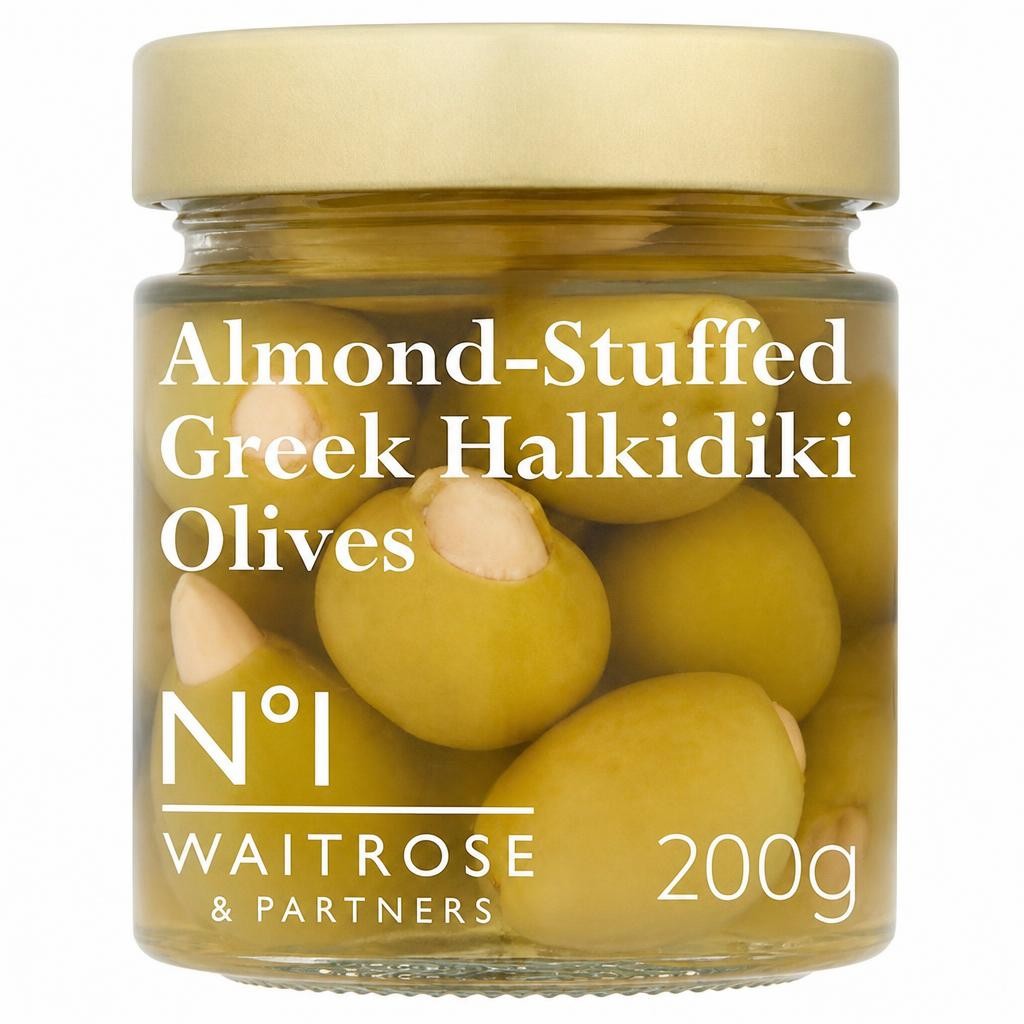 No.1 Almond-Stuffed Greek Halkidiki Olives