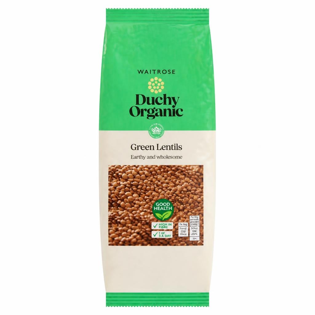 Duchy Organic Green Lentils
