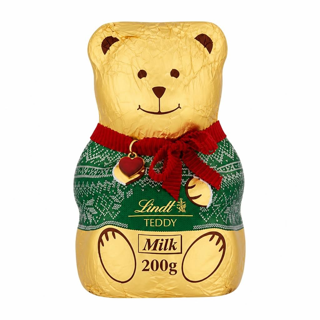 Lindt Teddy Christmas Milk Chocolate 200g