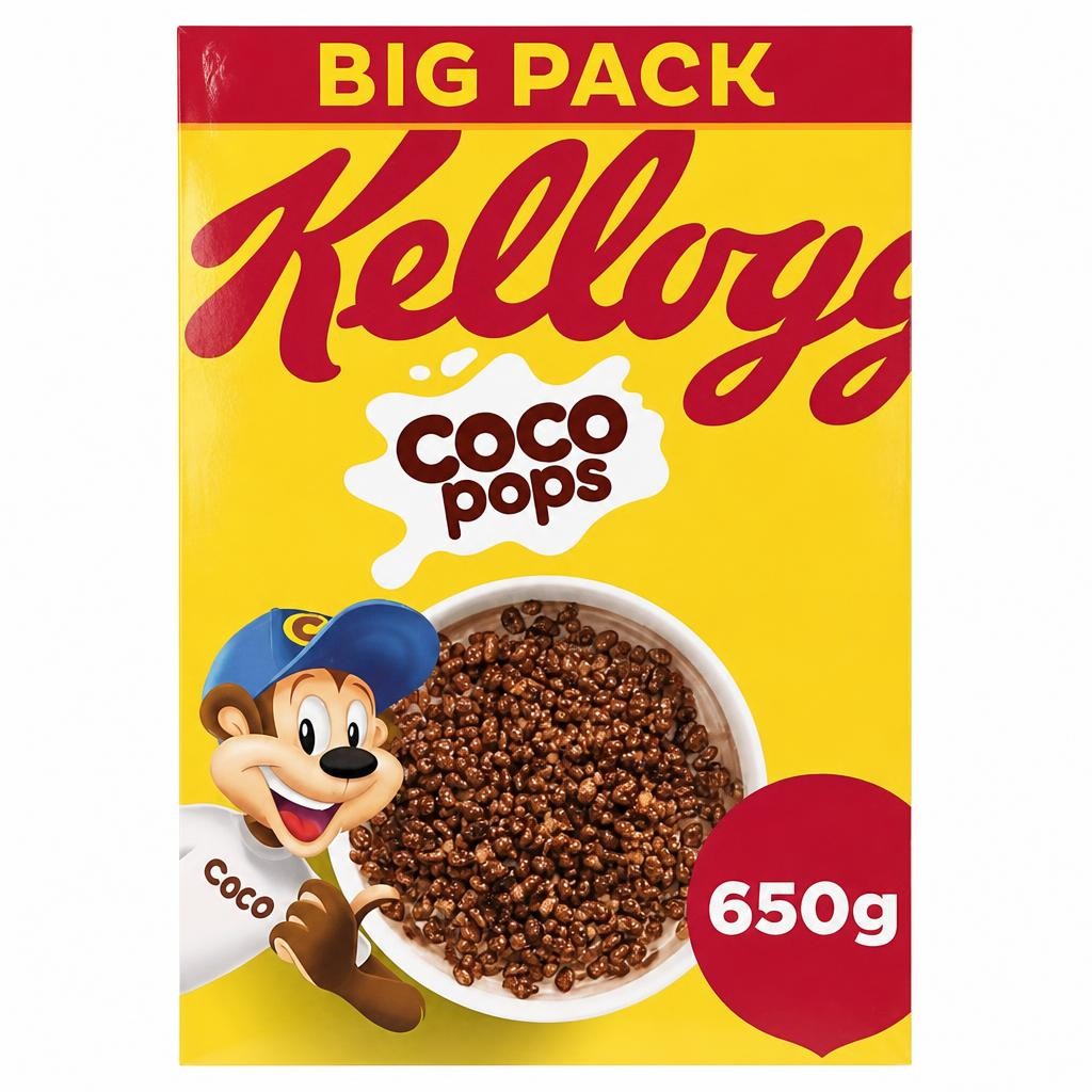 Kellogg's Coco Pops Chocolate Breakfast Cereal 650g