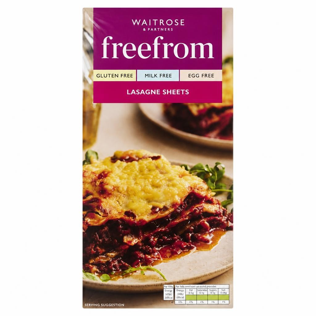 Waitrose Free From Gluten Lasagne Sheets