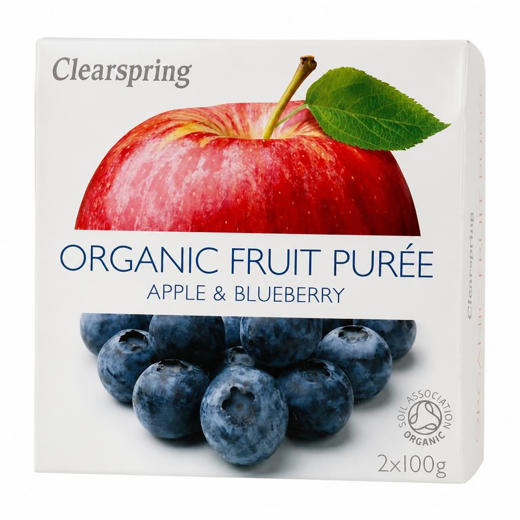 Clearspring Organic Purée Apple & Blueberry