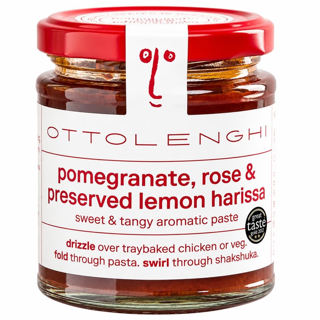 Ottolenghi Pomegranate, Rose and Lemon Harissa Paste