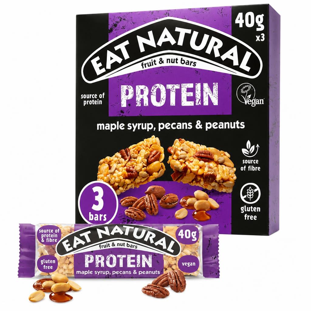 Eat Natural Protein Maple Syrup Pecan & Peanut Multipack 3 Bars