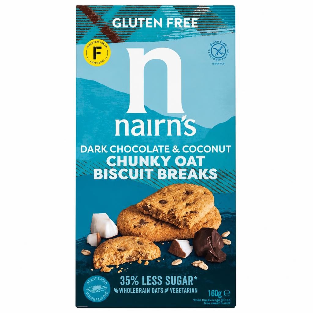 Nairn's Gluten Free Chocolate Biscuit Breaks
