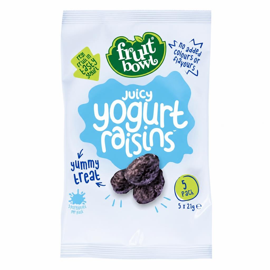 Fruit Bowl Juicy Yogurt Raisins