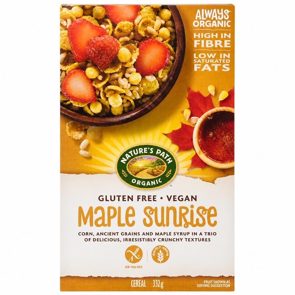 Nature's Path Gluten Free Maple Sunrise Cereal Flakes