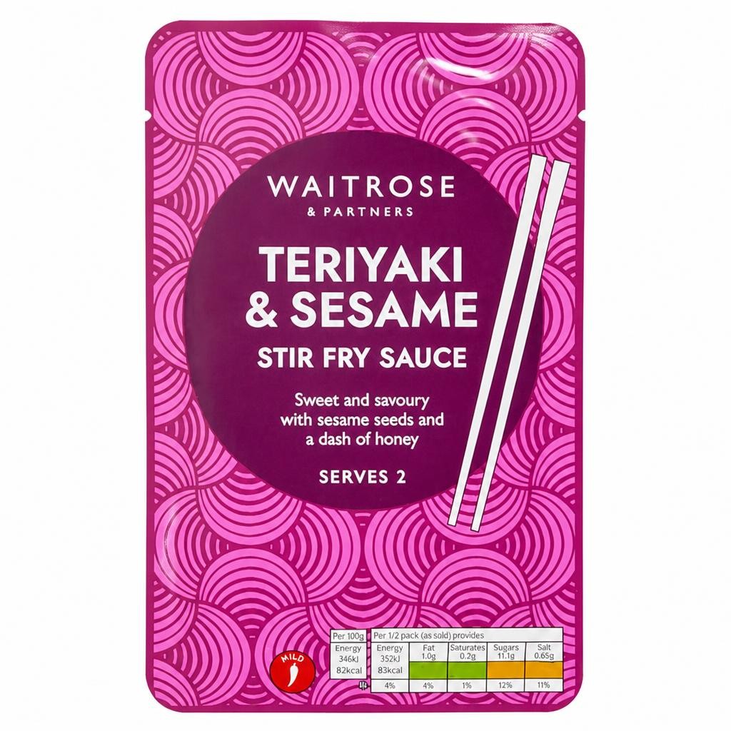 Waitrose Teriyaki & Sesame StirFry Sauce