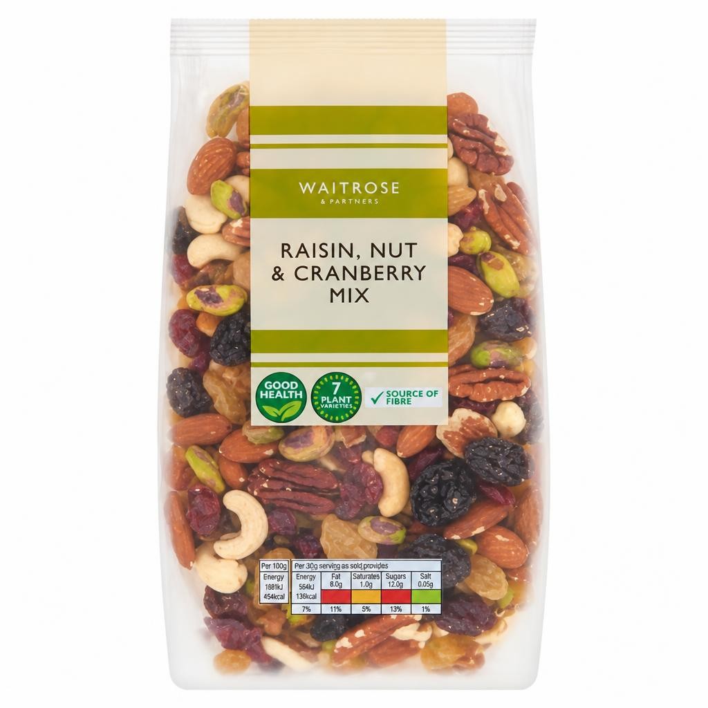 Waitrose Raisin Nut & Cranberry
