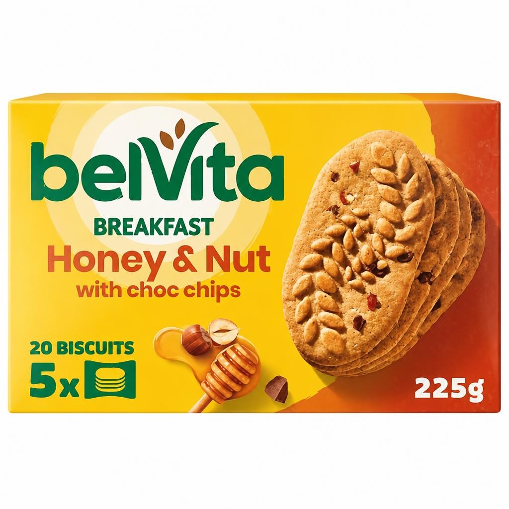 Belvita Honey & Nut with Chocolate Chips Cereal Snack Bars Multipack