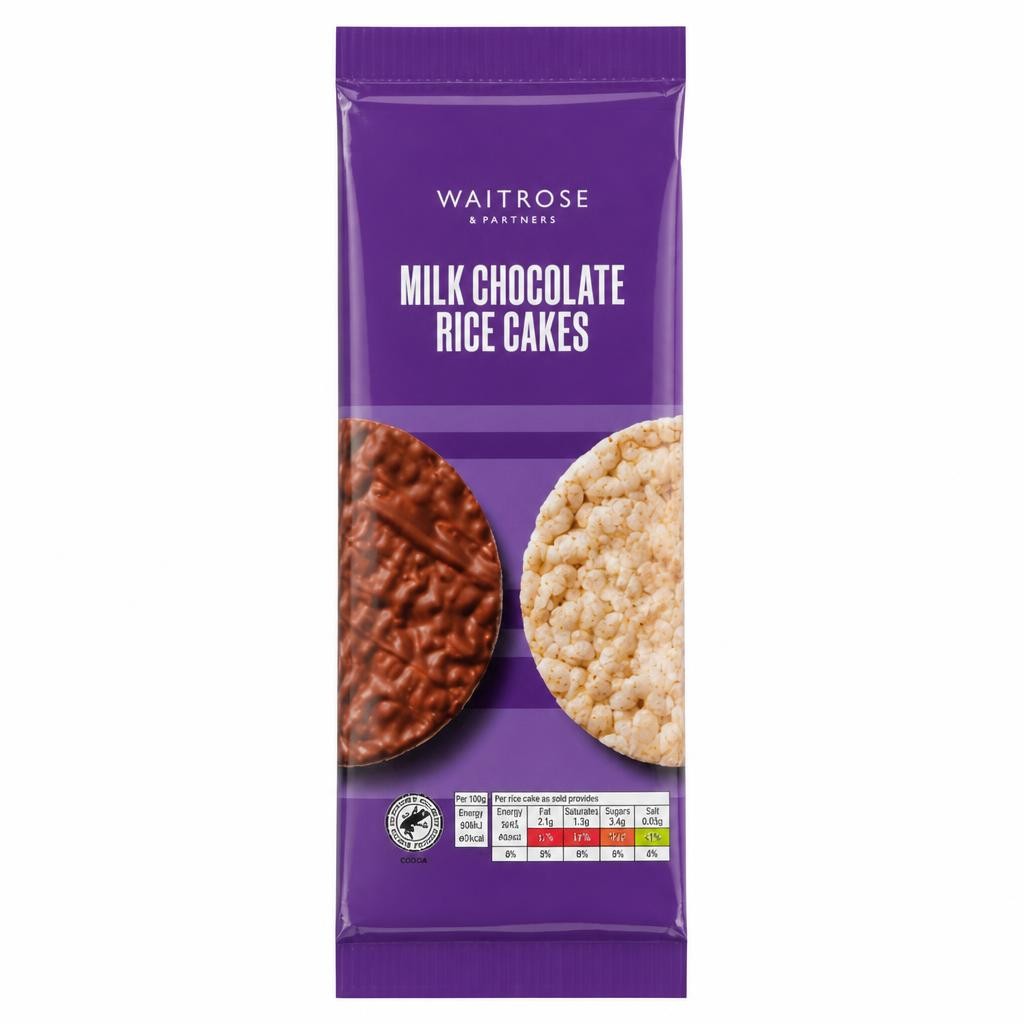 Waitrose Milk Chocolate Rice Cakes