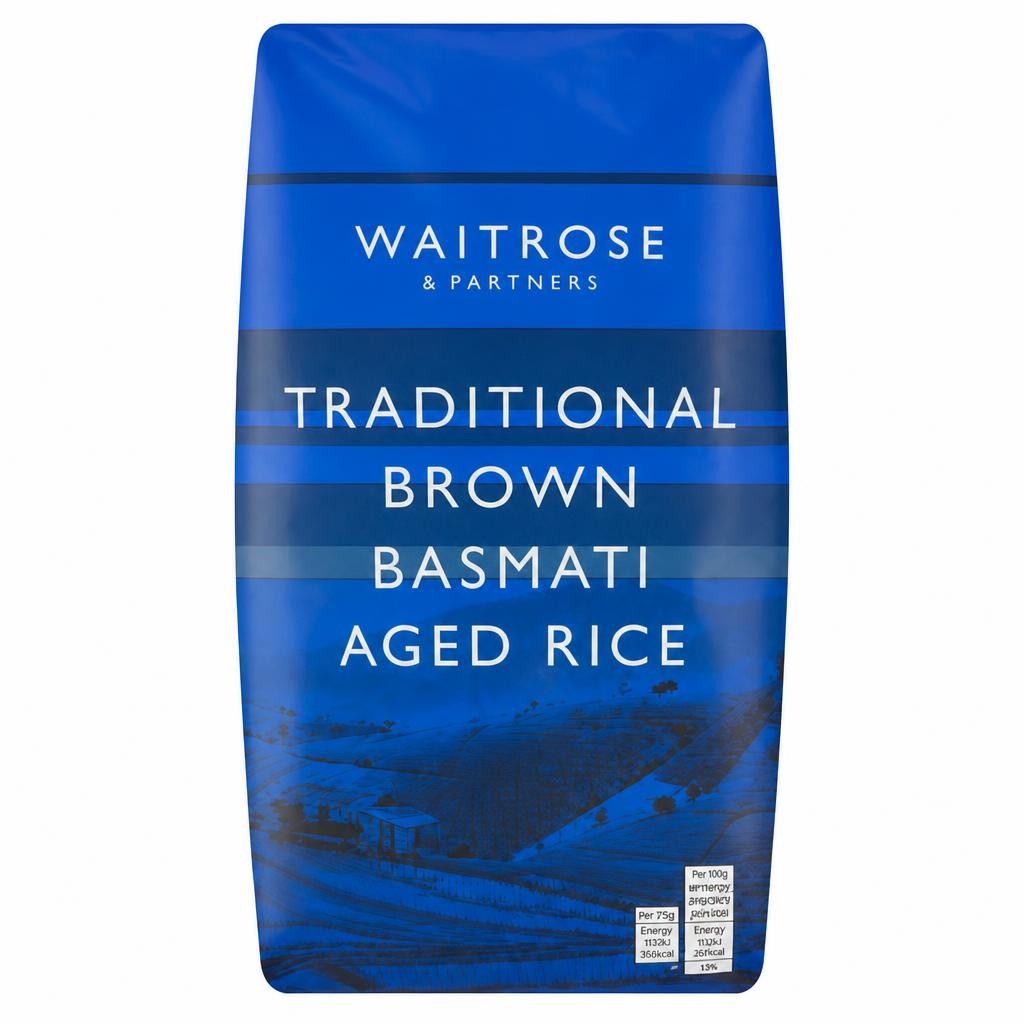 Waitrose Traditional Brown Basmati Aged Rice
