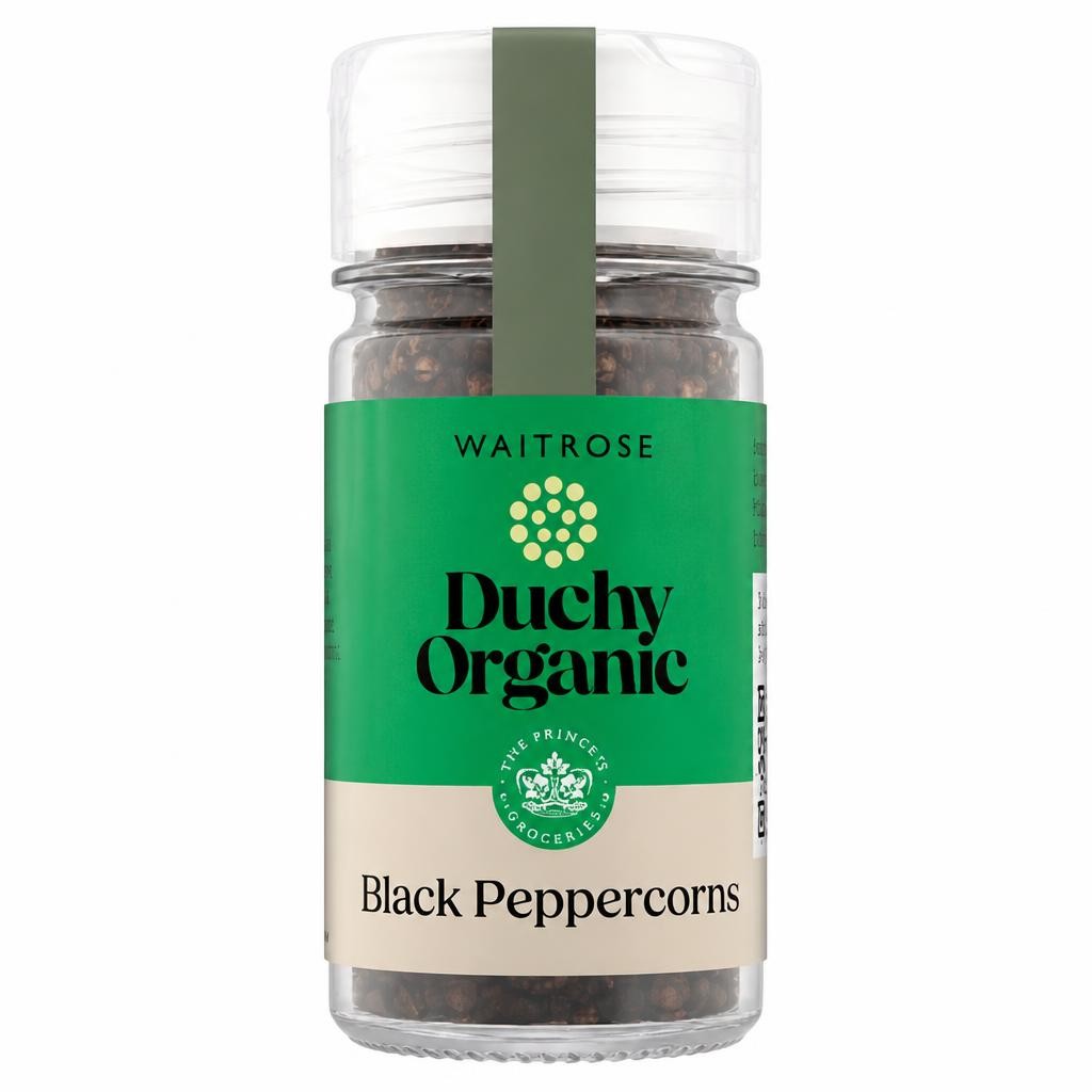 Duchy Organic Black Peppercorns