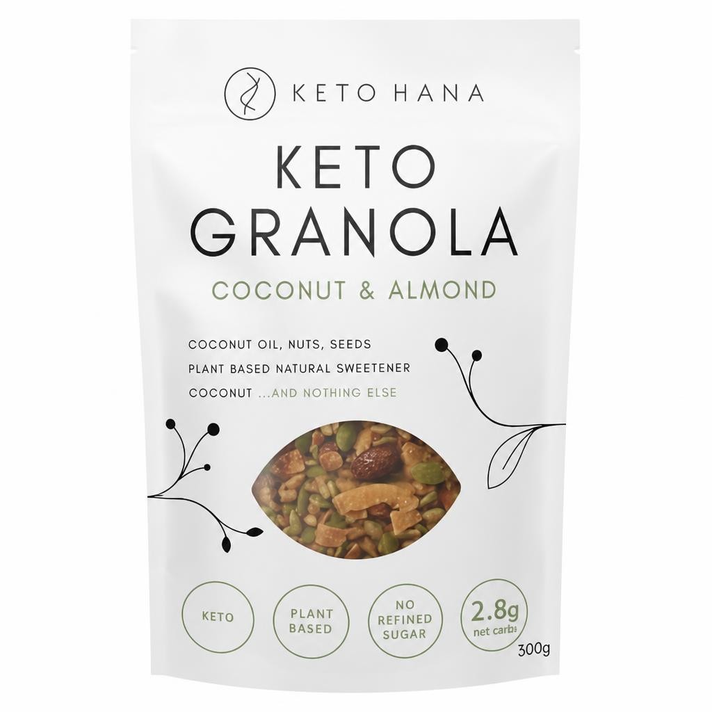 Keto Hana Coconut & Almond Keto Granola