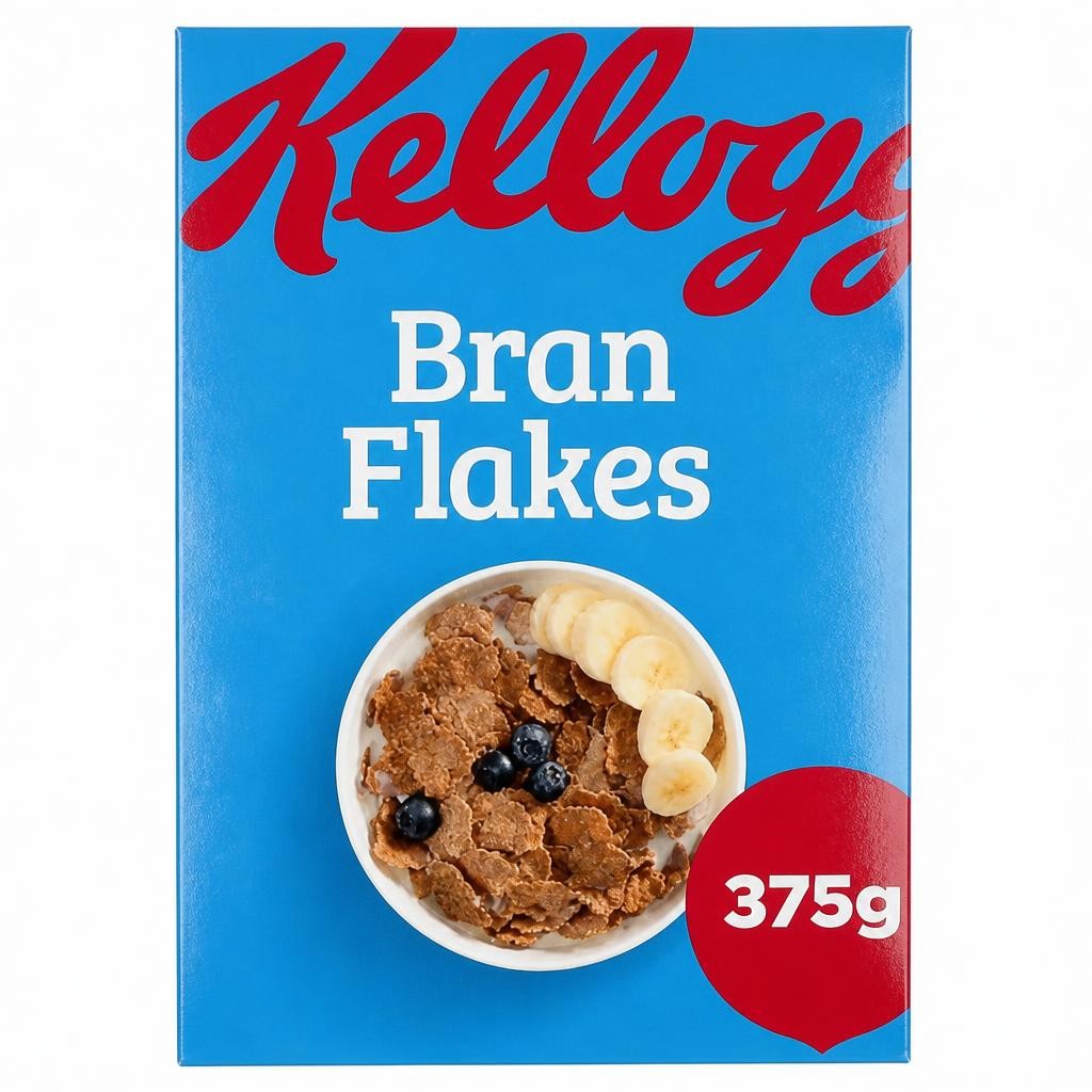 Kellogg's Bran Flakes Breakfast Cereal 375g