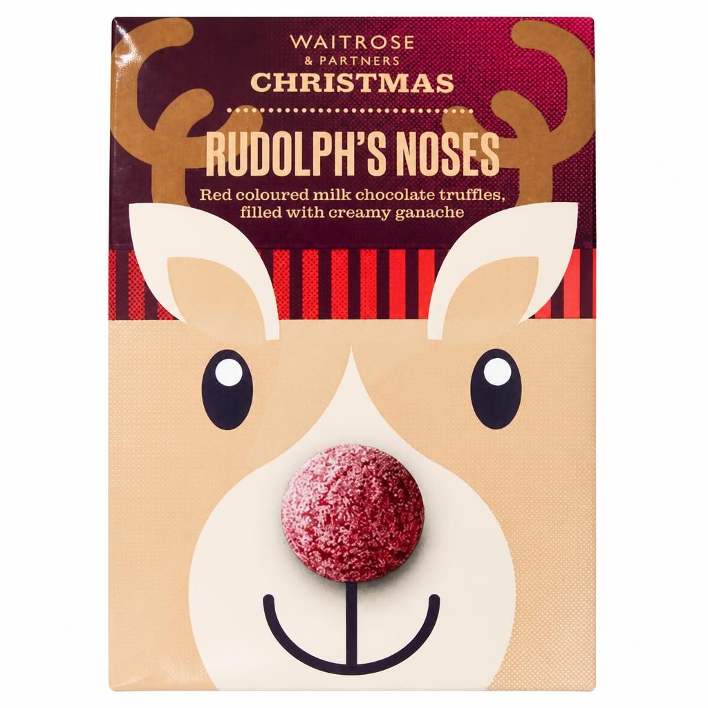 Waitrose Christmas Rudolph's Noses Milk Chocolate Truffles