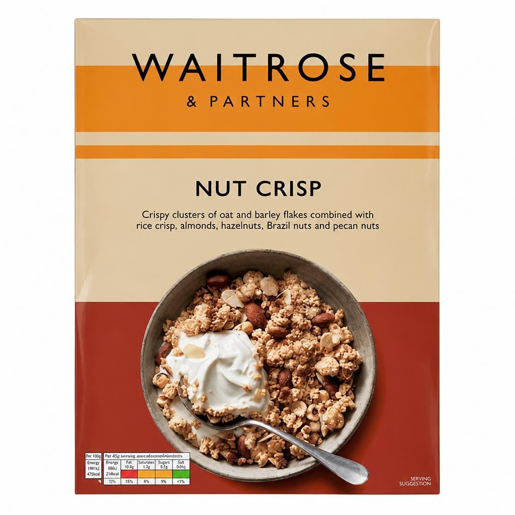 Waitrose Nut Crisp Breakfast Cereal