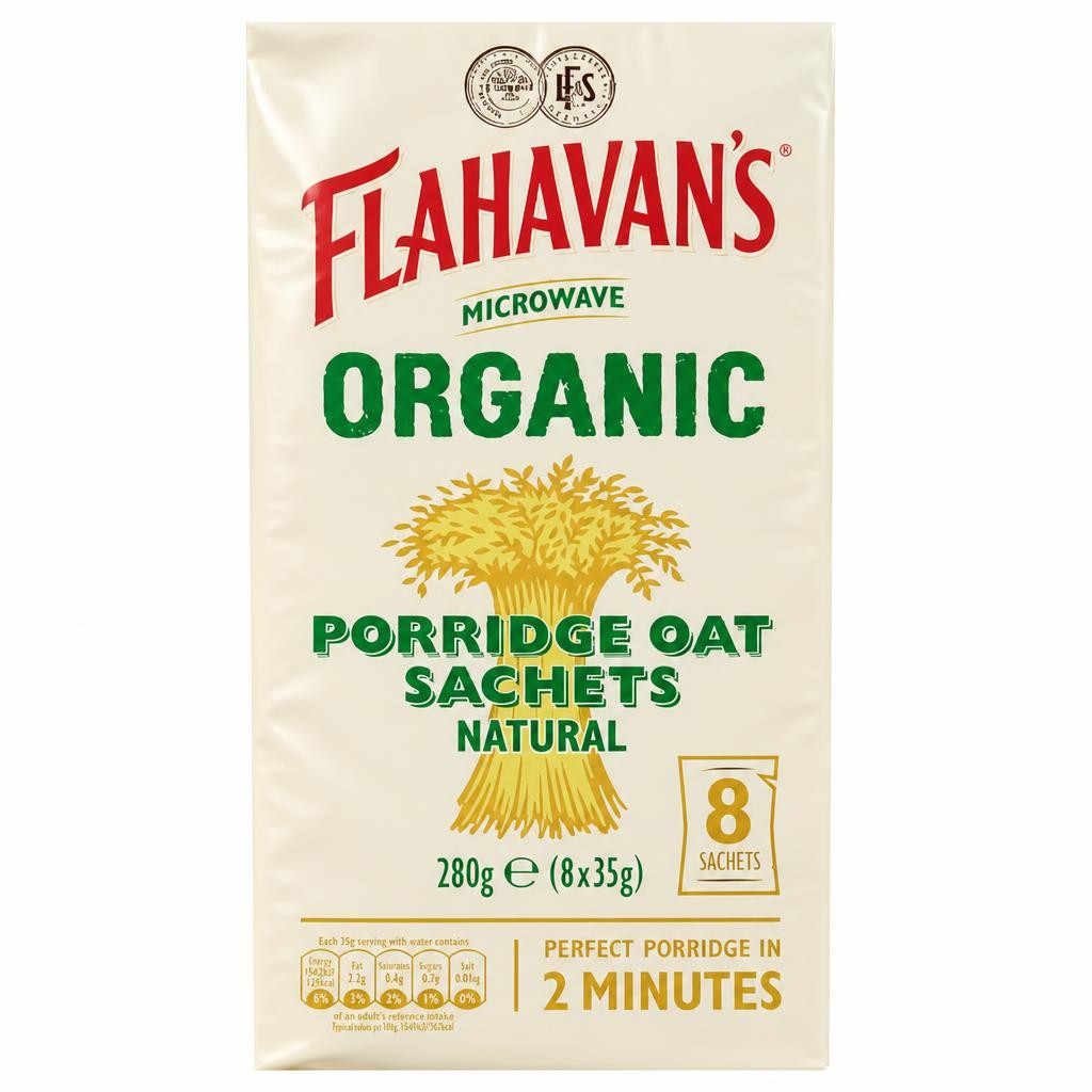 Flahavan's Organic Porridge Oats Sachets