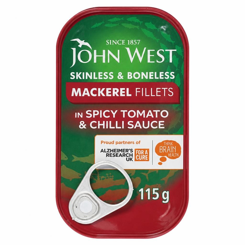 John West Mackerel Fillets in Tomato Chilli