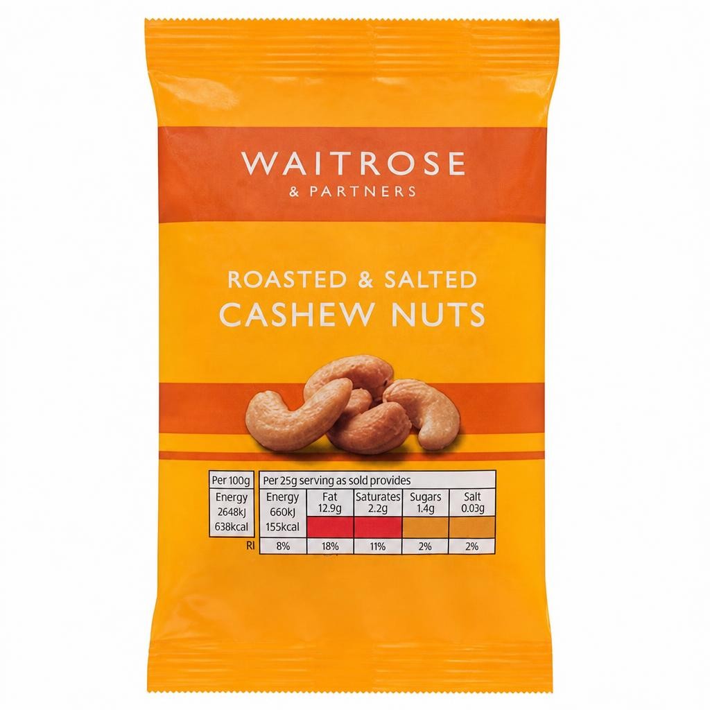 Waitrose Roasted Salted Cashews