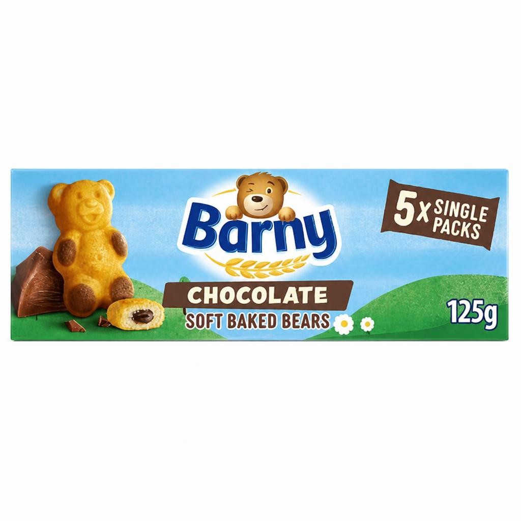 Barny Chocolate Soft Baked Bears 5 Pack