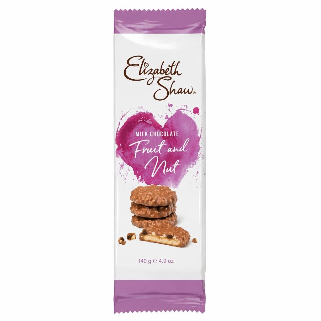 Elizabeth Shaw Milk Chocolate Fruit & Nut Biscuits