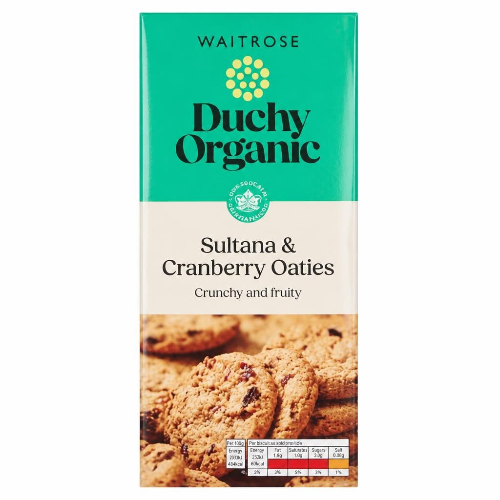 Duchy Organic Sultana & Cranberry Oaties