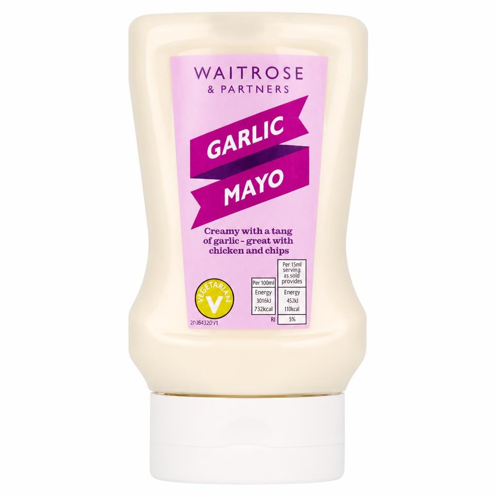 Waitrose Squeezy Garlic Mayonnaise